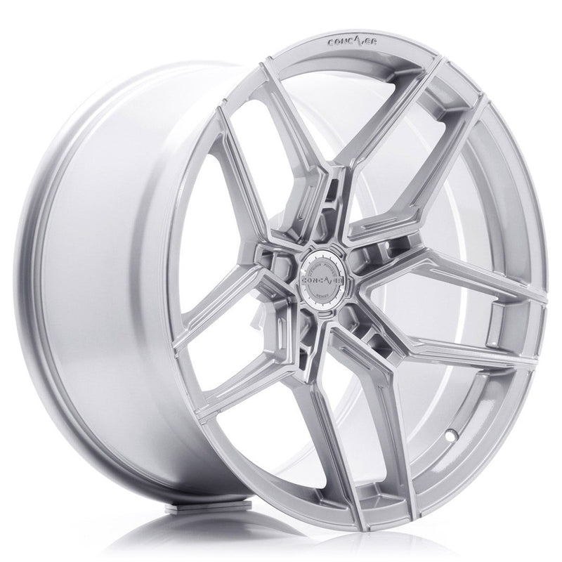 Concaver-CVR5-Brushed-Titanium-20x9-BLANK-72.6mm-Felger-wheels-rims-Silver