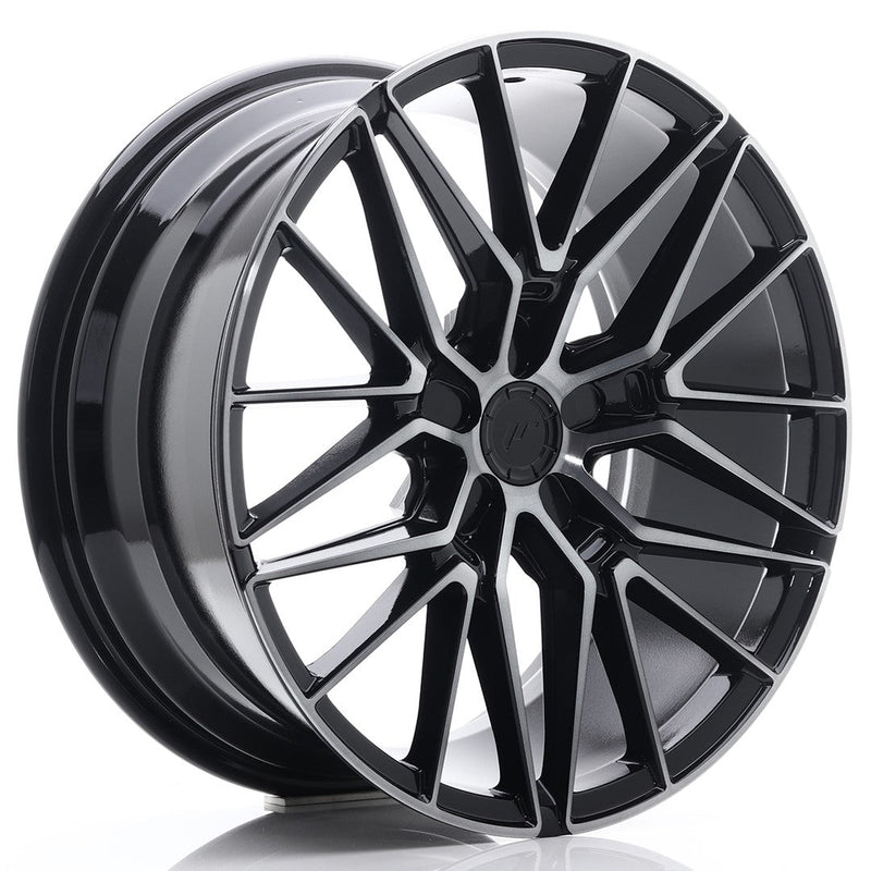 felger-Japan-Racing-JR38-Black-Brushed-w/Tinted-Face-19x8.5-5x120-et-35-72.6mm