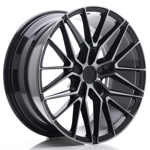 felger-Japan-Racing-JR38-Black-Brushed-w/Tinted-Face-19x8.5-5x120-et-35-72.6mm