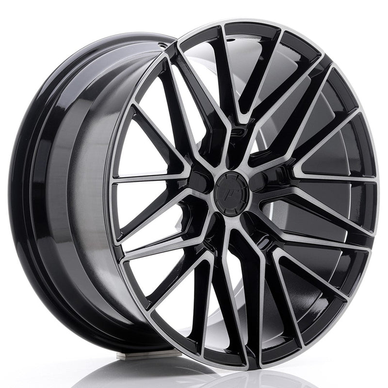 felger-Japan-Racing-JR38-Black-Brushed-w/Tinted-Face-19x9.5-5x120-et-40-72.6mm