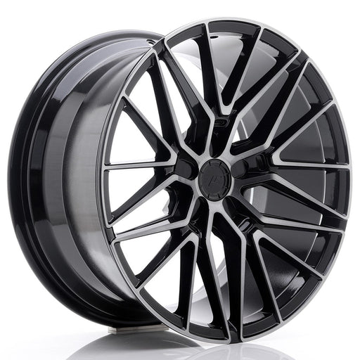 felger-Japan-Racing-JR38-Black-Brushed-w/Tinted-Face-19x9.5-5x120-et-40-72.6mm