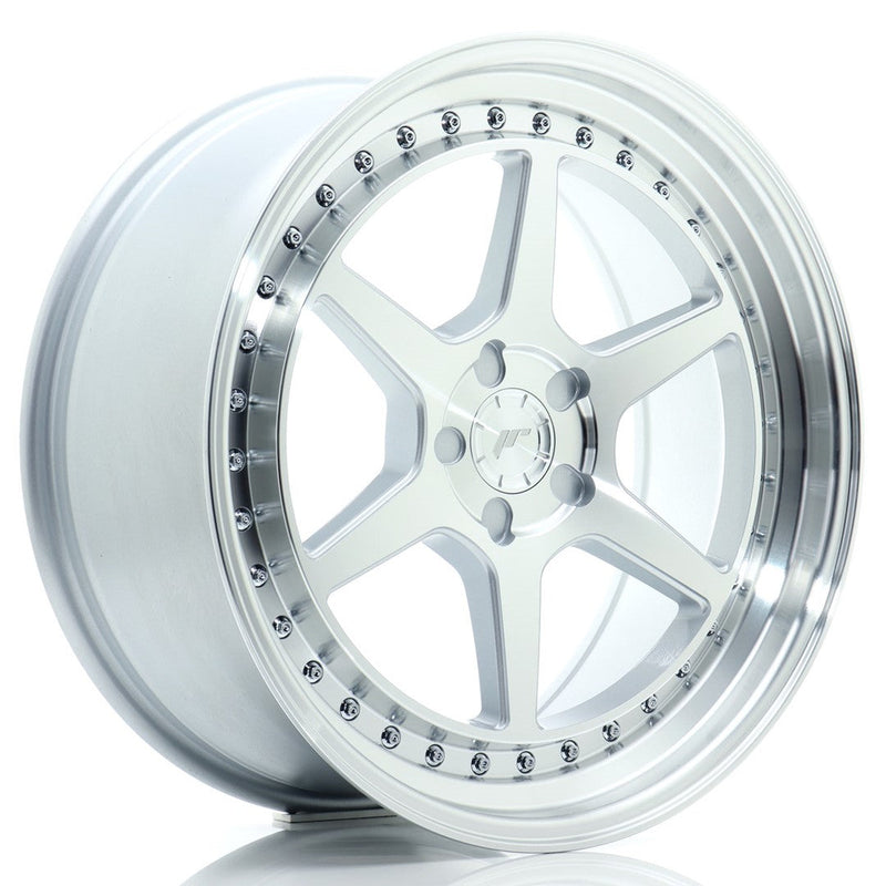 felger-Japan-Racing-JR43-Silver-w/Machined-Face-19x8.5-BLANK-15-35-72.6mm