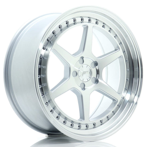 felger-Japan-Racing-JR43-Silver-w/Machined-Face-19x8.5-BLANK-15-35-72.6mm