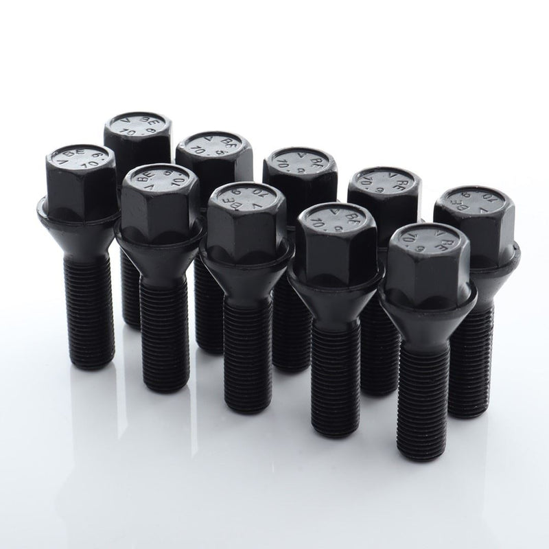 Hjulbolter 12x1.25 Black | 28mm