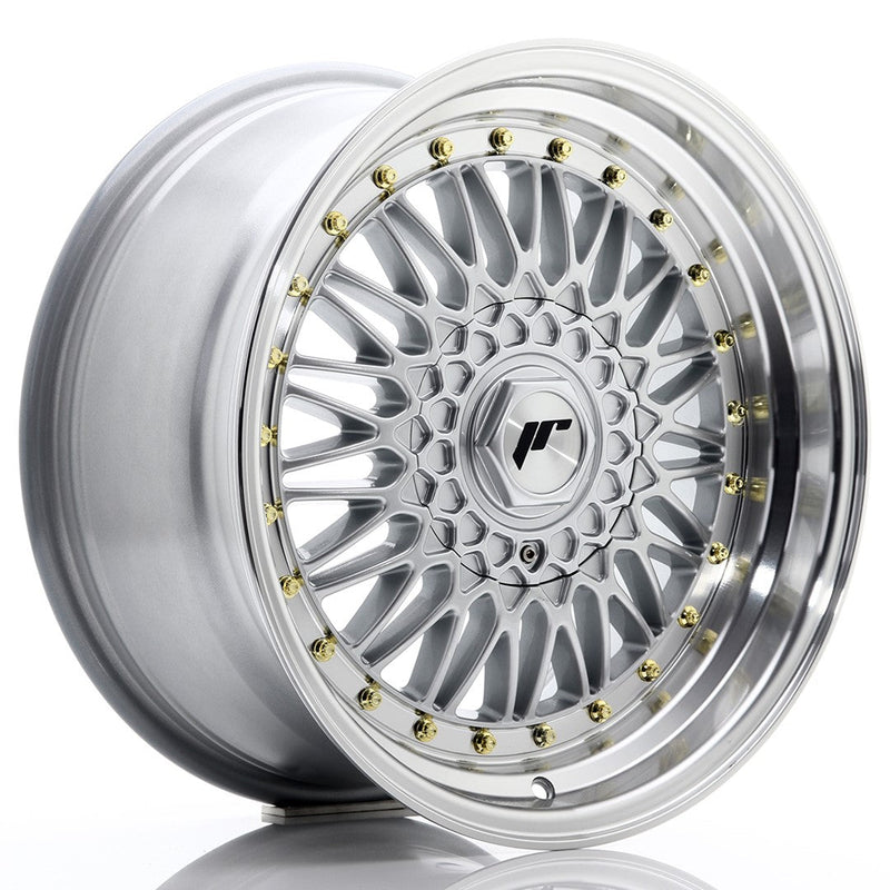 felger-Japan-Racing-JR9-Silver-w/Machined-Lip-17x8.5-4x100/4x108-et-35-74.1mm