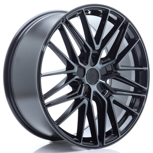 felger-Japan-Racing-JR38-Black-Brushed-w/Tinted-Face-21x9.5-BLANK-14-58-74.1mm