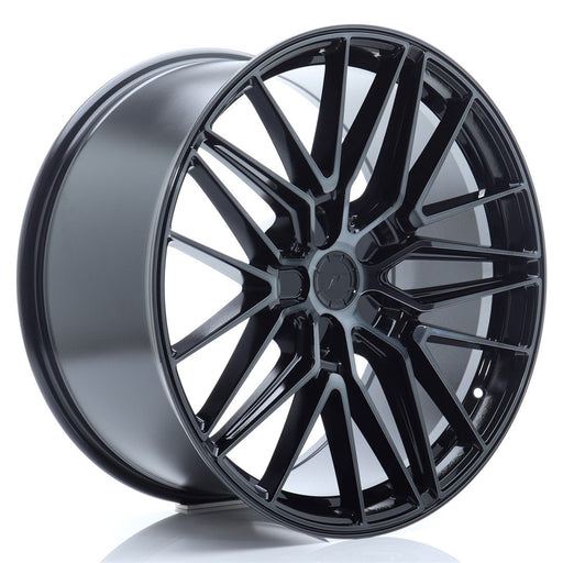 felger-Japan-Racing-JR38-Black-Brushed-w/Tinted-Face-21x9.5-BLANK-0-35-74.1mm