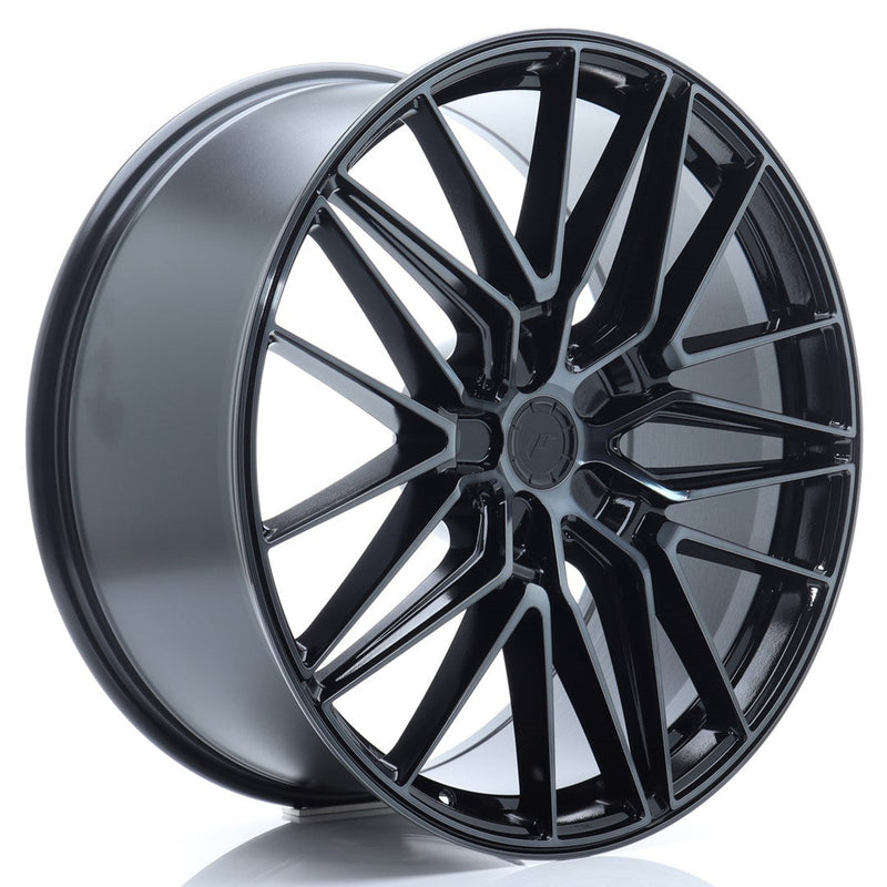 felger-Japan-Racing-JR38-Black-Brushed-w/Tinted-Face-22x9.5-BLANK-15-51-74.1mm