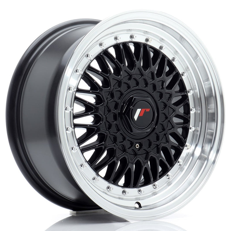 felger-Japan-Racing-JR9-Gloss-Black-w/Machined-Lip-16x7.5-BLANK-et-25-74.1mm