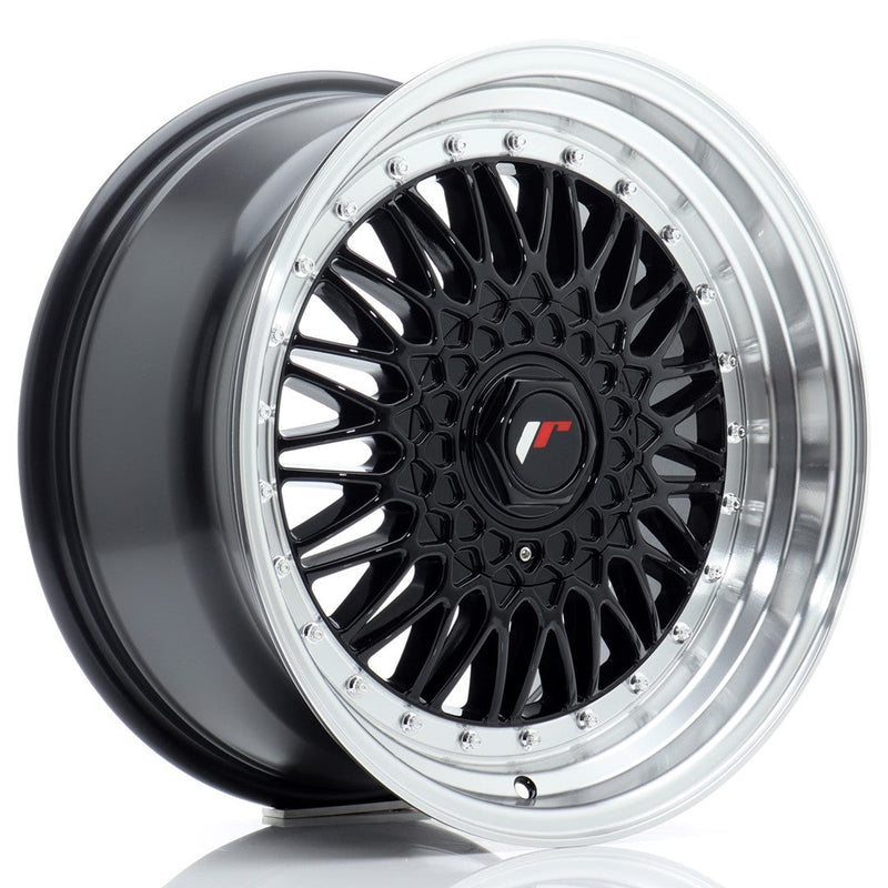 felger-Japan-Racing-JR9-Gloss-Black-w/Machined-Lip-17x8.5-5x112/5x120-et-20-74.1mm