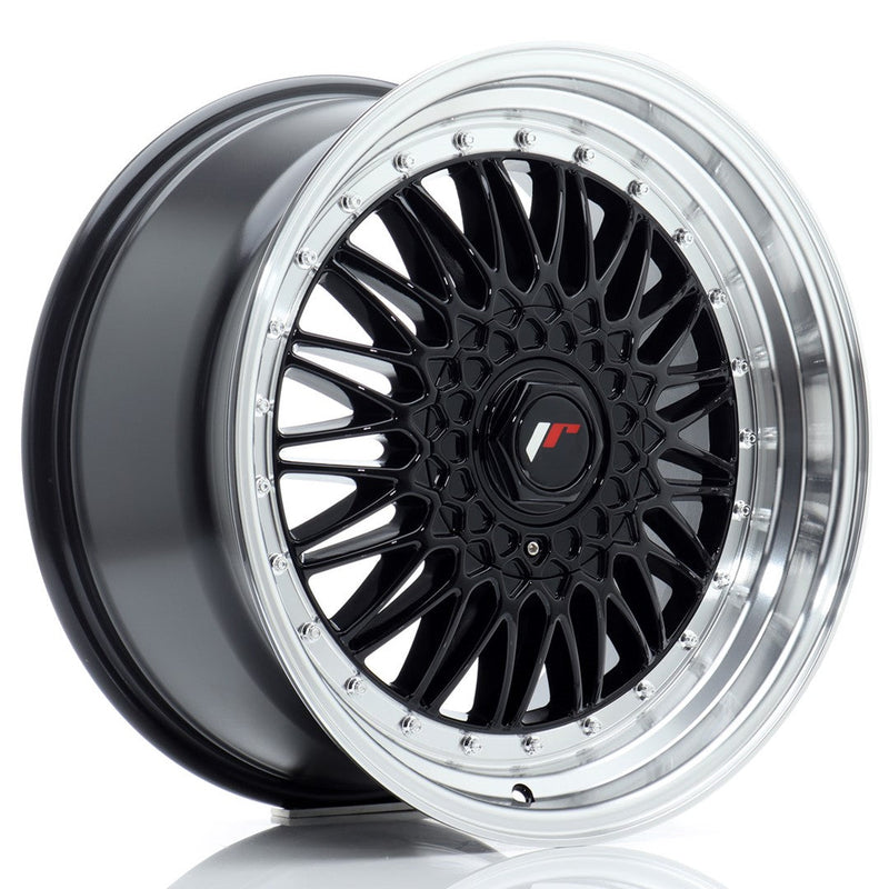 felger-Japan-Racing-JR9-Gloss-Black-w/Machined-Lip-18x9-BLANK-20-40-74.1mm