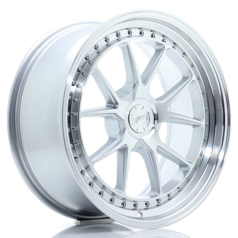 felger-Japan-Racing-JR39-Silver-Machined-Face-19x9-BLANK-15-40-72.6mm