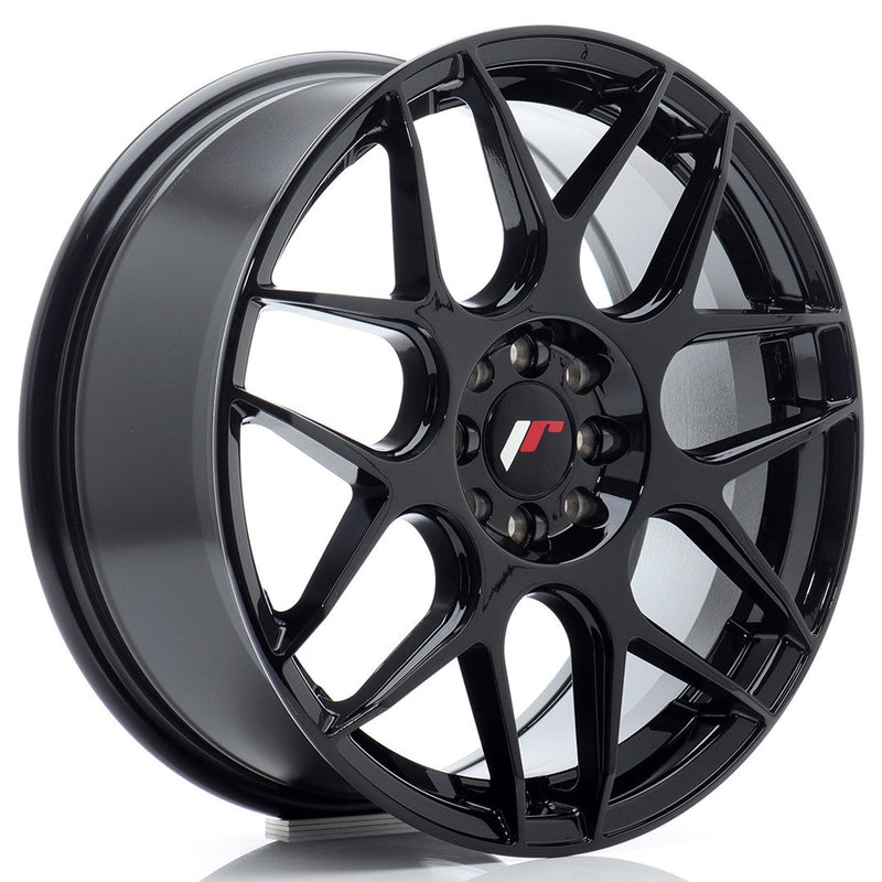 felger-Japan-Racing-JR18-Gloss-Black-17x7-4x100/4x114.3-et-40-67.1mm