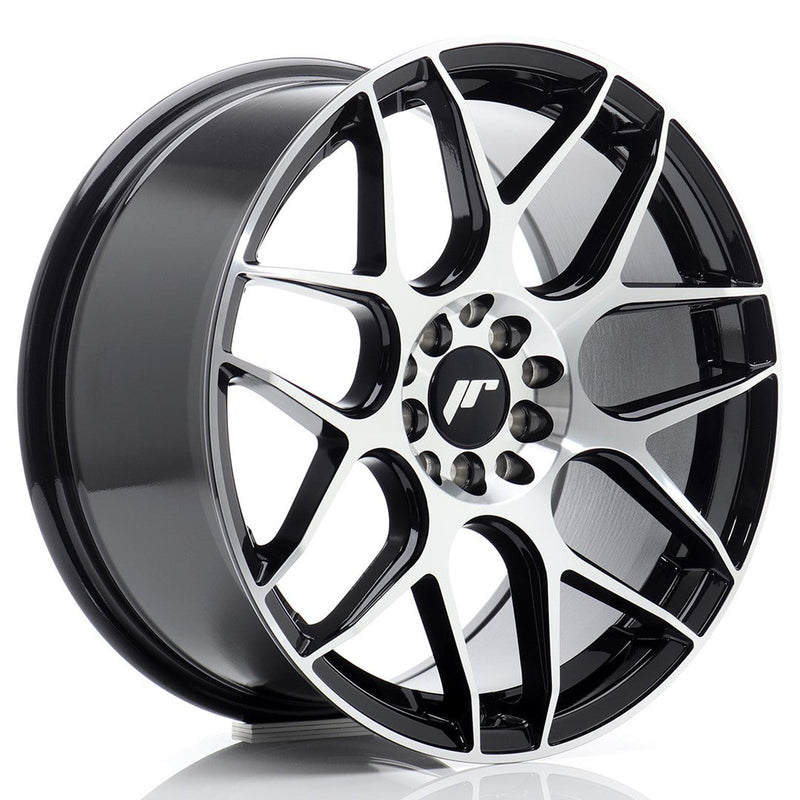 felger-Japan-Racing-JR18-Black-Machined-Face-17x8-5x100/5x114.3-et-35-67.1mm