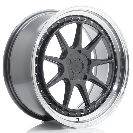 felger-Japan-Racing-JR47-Hyper-Gray-w/Machined-Lip-19x8.5-BLANK-15-35-72.6mm