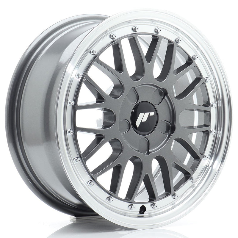 felger-Japan-Racing-JR23-Hyper-Gray-w/Machined-Lip-16x7-BLANK-20-45-72.6mm