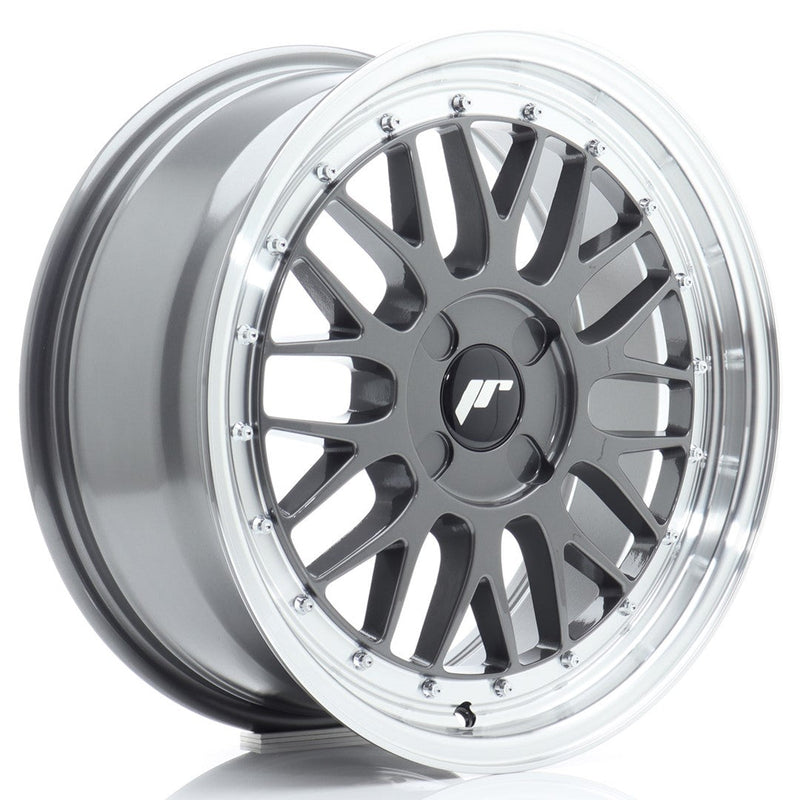 felger-Japan-Racing-JR23-Hyper-Gray-w/Machined-Lip-17x7.5-BLANK-20-40-67.1mm