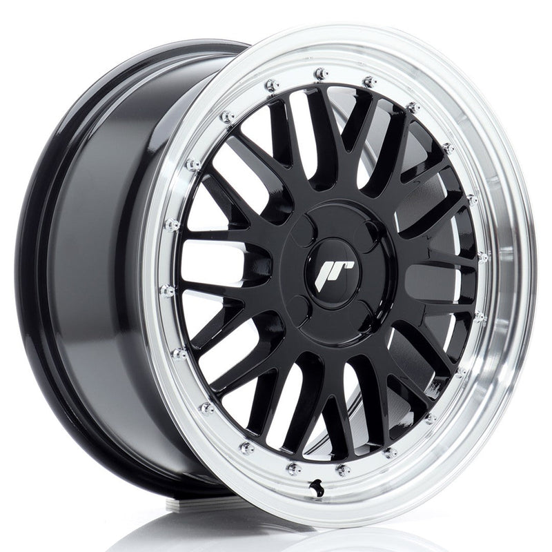 felger-Japan-Racing-JR23-Gloss-Black-w/Machined-Lip-17x8-BLANK-20-45-67.1mm