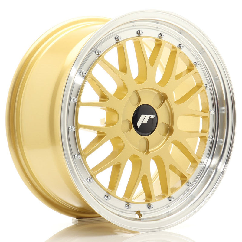 felger-Japan-Racing-JR23-Gold-w/Machined-Lip-17x8-BLANK-20-45-72.6mm