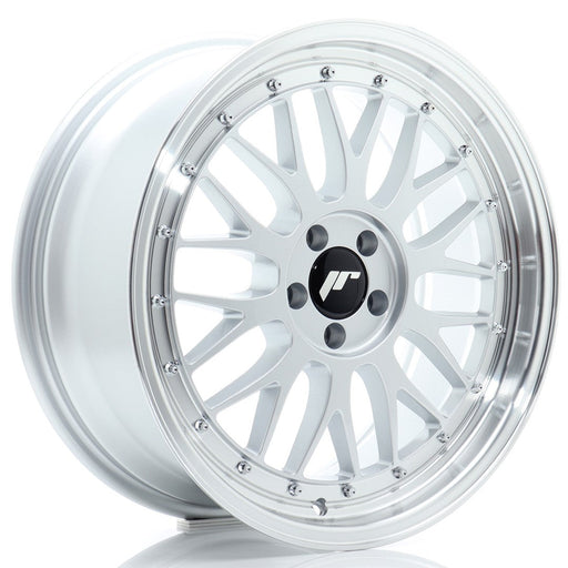 felger-Japan-Racing-JR23-Hyper-Silver-w/Machined-Lip-18x8-5x112-et-40-66.6mm