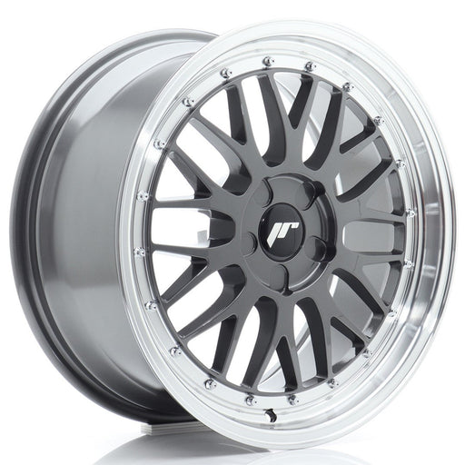 felger-Japan-Racing-JR23-Hyper-Gray-w/Machined-Lip-18x8-BLANK-20-42-72.6mm