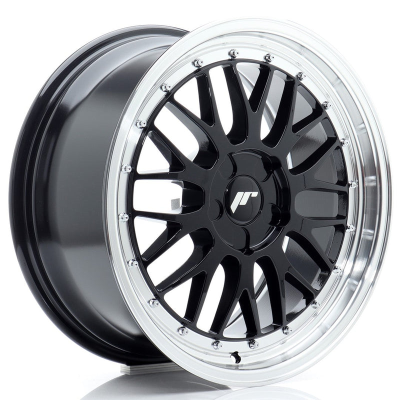 felger-Japan-Racing-JR23-Gloss-Black-w/Machined-Lip-18x8.5-BLANK-20-48-72.6mm