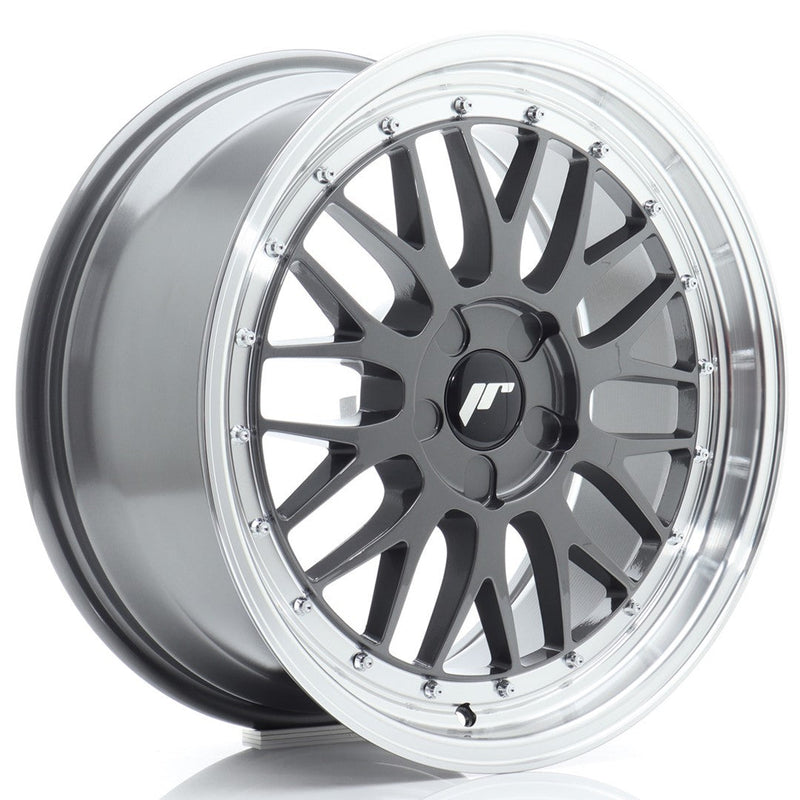 felger-Japan-Racing-JR23-Hyper-Gray-w/Machined-Lip-18x8.5-BLANK-20-48-72.6mm