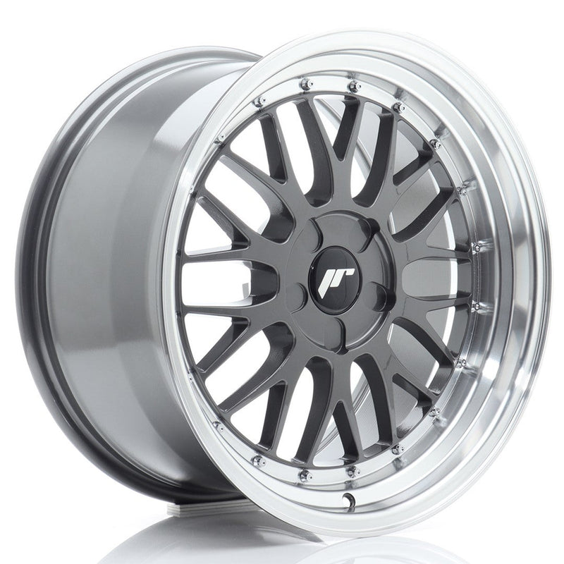 felger-Japan-Racing-JR23-Hyper-Gray-w/Machined-Lip-18x9.5-BLANK-20-48-72.6mm