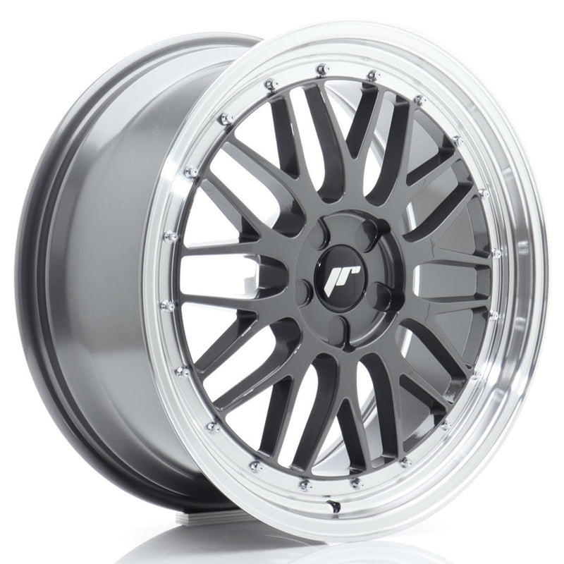 felger-Japan-Racing-JR23-Hyper-Gray-w/Machined-Lip-19x8-BLANK-20-40-72.6mm