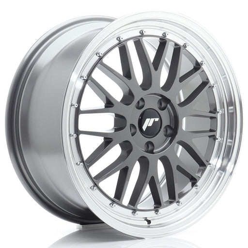 felger-Japan-Racing-JR23-Hyper-Gray-w/Machined-Lip-19x8.5-5x112-et-45-66.6mm