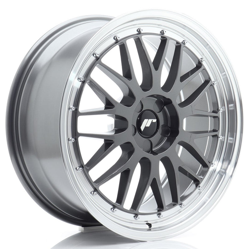felger-Japan-Racing-JR23-Hyper-Gray-w/Machined-Lip-20x8.5-BLANK-20-45-72.6mm