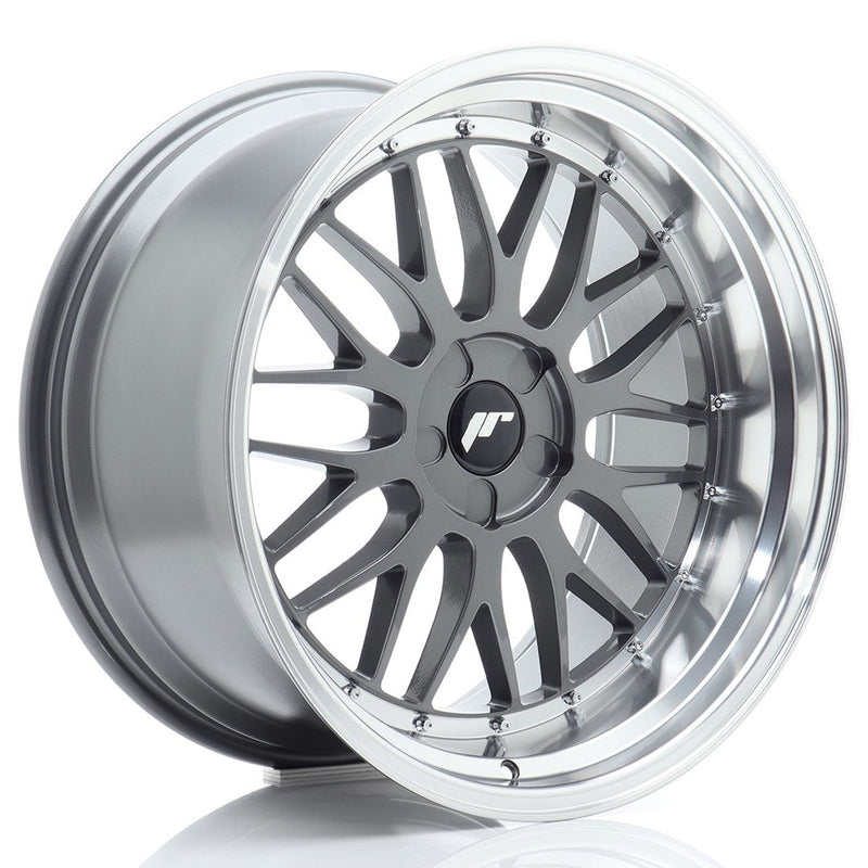 felger-Japan-Racing-JR23-Hyper-Gray-w/Machined-Lip-20x10.5-BLANK-15-25-72.6mm
