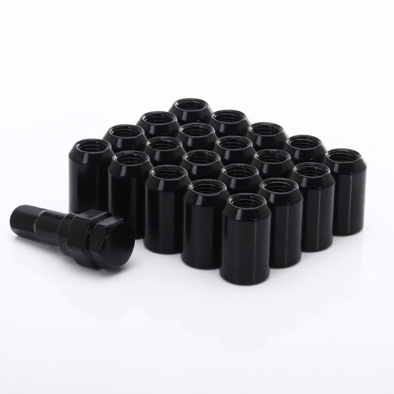 Hjulmuttere 12x1.25 Black | 32mm | 20 stk