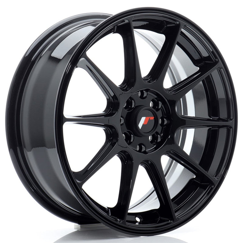 felger-Japan-Racing-JR11-Gloss-Black-17x7-4x98/4x108-et-35-65.1mm