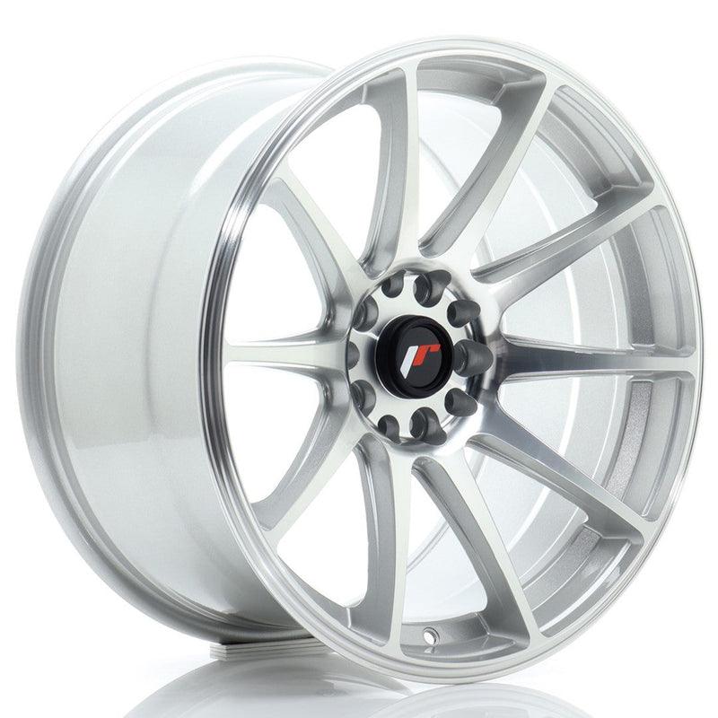 felger-Japan-Racing-JR11-Silver-Machined-18x9.5-5x112/5x114.3-et-30-72.6mm