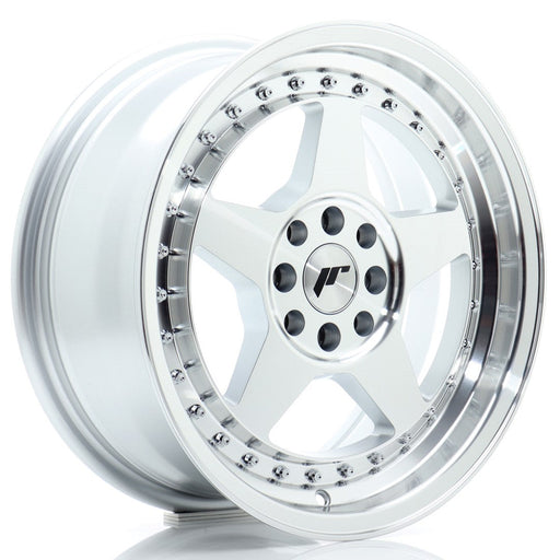 felger-Japan-Racing-JR6-Silver-Machined-Face-16x7-4x100/4x108-et-25-67.1mm