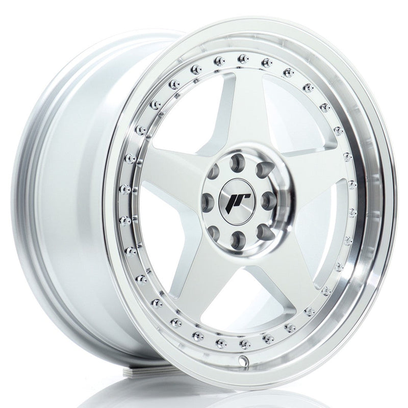felger-Japan-Racing-JR6-Silver-Machined-Face-17x8-4x100/4x114.3-et-35-67.1mm