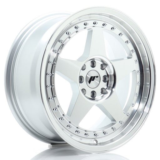 felger-Japan-Racing-JR6-Silver-Machined-Face-17x8-5x114.3/5x120-et-35-72.6mm