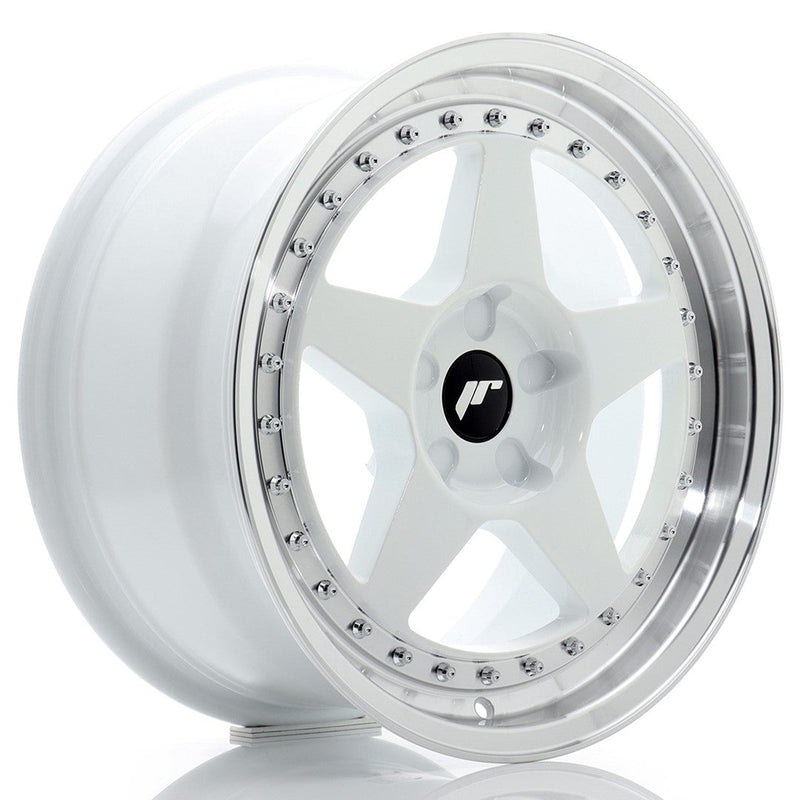felger-Japan-Racing-JR6-White-w/Machined-Lip-17x8-BLANK-20-35-72.6mm