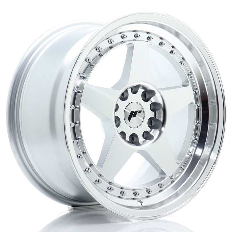 felger-Japan-Racing-JR6-Silver-Machined-Face-17x9-5x114.3/5x120-et-25-72.6mm