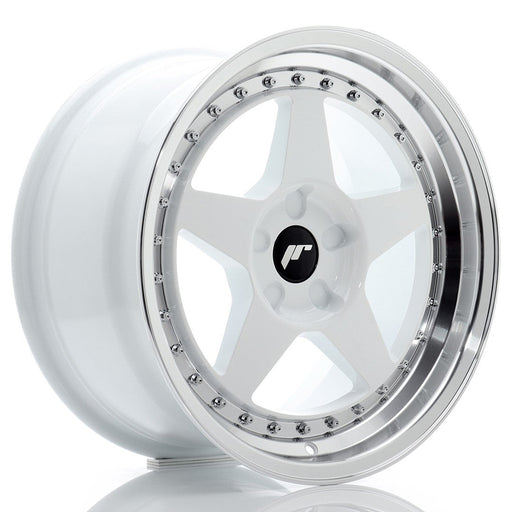 felger-Japan-Racing-JR6-White-w/Machined-Lip-17x9-BLANK-20-35-72.6mm
