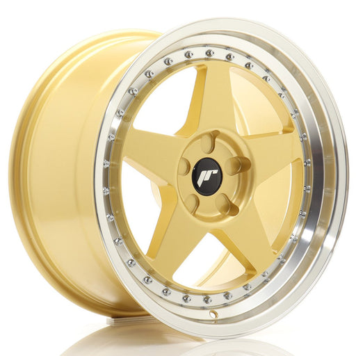 felger-Japan-Racing-JR6-Gold-w/Machined-Lip-18x9.5-BLANK-20-40-72.6mm