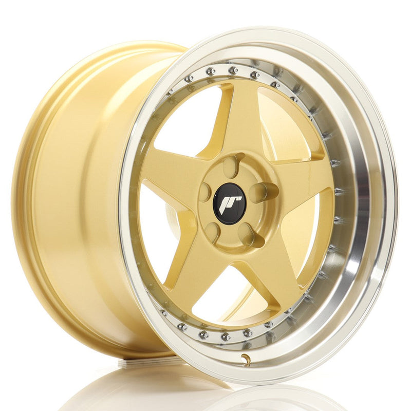 felger-Japan-Racing-JR6-Gold-w/Machined-Lip-18x10.5-BLANK-0-25-72.6mm