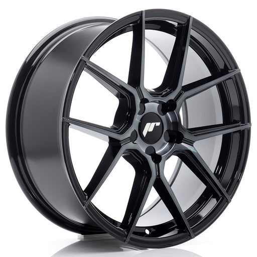 felger-Japan-Racing-JR30-Black-Machined-w/Tinted-Face-18x8-BLANK-20-40-72.6mm