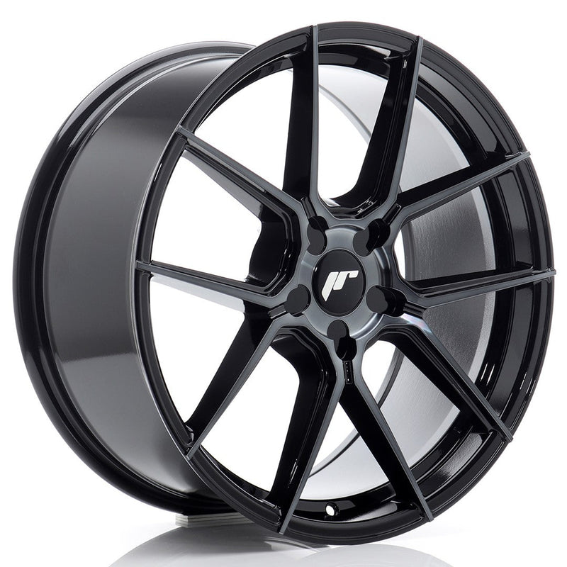 felger-Japan-Racing-JR30-Black-Machined-w/Tinted-Face-19x8-BLANK-20-40-72.6mm