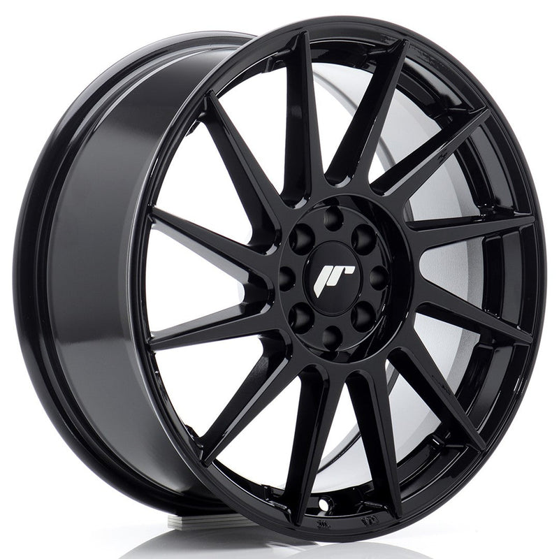 felger-Japan-Racing-JR22-Glossy-Black-17x7-4x100/4x108-et-25-67.1mm