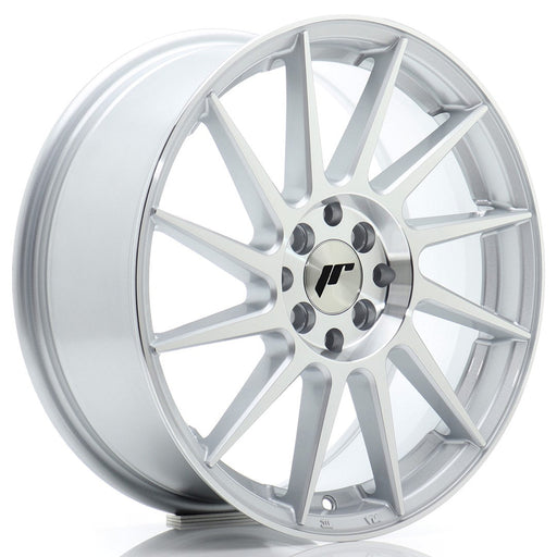 felger-Japan-Racing-JR22-Silver-Machined-Face-17x7-4x100/4x108-et-25-67.1mm