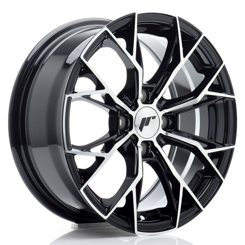 Japan Racing JR49 Gloss Black Machined Face - 15x6.5 | 4x100 | +35 | 67.1mm