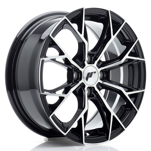 Japan Racing JR49 Gloss Black Machined Face - 15x6.5 | 4x100 | +35 | 67.1mm