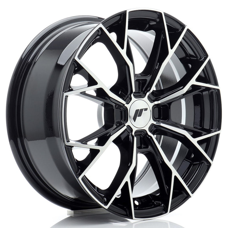 Japan Racing JR49 Gloss Black Machined Face - 16x7  | BLANK | 20-42 | 67.1mm